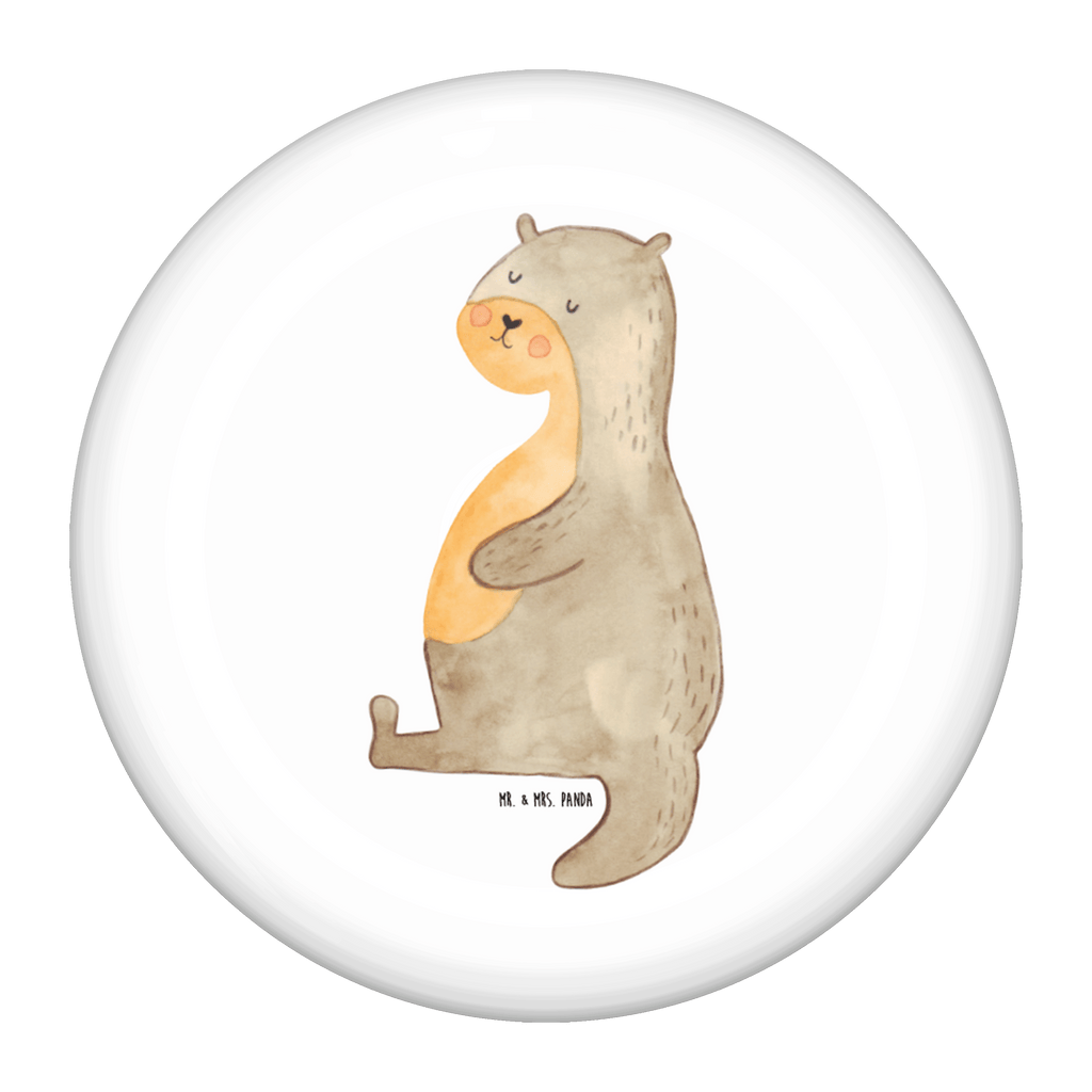 50mm Button Otter Bauch 50mm Button, Button, Pin, Anstecknadel, Otter, Fischotter, Seeotter, Otter Seeotter See Otter