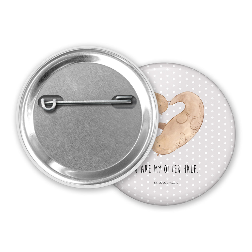 50mm Button Otter Herz 50mm Button, Button, Pin, Anstecknadel, Otter, Fischotter, Seeotter, Liebe, Herz, Liebesbeweis, Liebesgeschenk, Bessere Hälfte, Love you, Jahrestag, Hochzeitstag, Verlobung, gemeinsames Leben