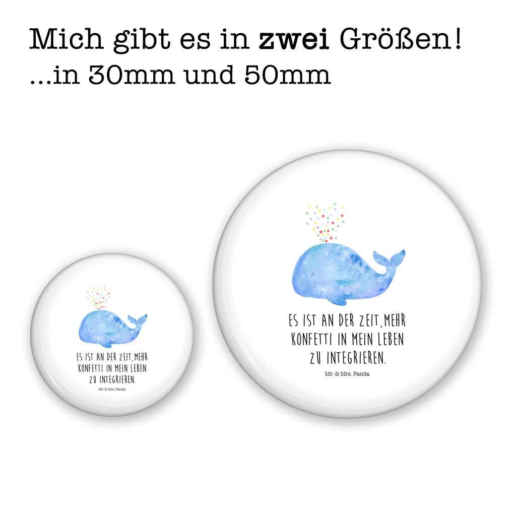 50mm Button Wal Konfetti 50mm Button, Button, Pin, Anstecknadel, Meerestiere, Meer, Urlaub, Wal, Konfetti, Wale, Motivation, Neuanfang, Trennung, Diät, Abnehmen, Neustart, Lebensabschnitt, Geburtstag