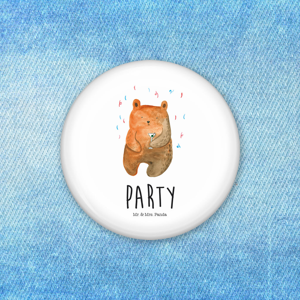 50mm Button Bär Party 50mm Button, Button, Pin, Anstecknadel, Bär, Teddy, Teddybär, Geburtstag, Geburtstagsgeschenk, Geschenk, Party, Feiern, Abfeiern, Mitbringsel, Gute Laune, Lustig