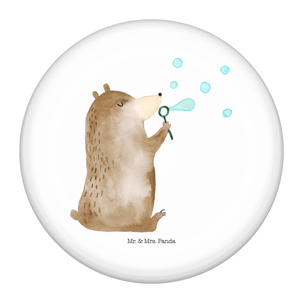 50mm Button Bär Seifenblasen 50mm Button, Button, Pin, Anstecknadel, Bär, Teddy, Teddybär, Seifenblasen Bär Lustig Sein Glücklich Traurig Happy