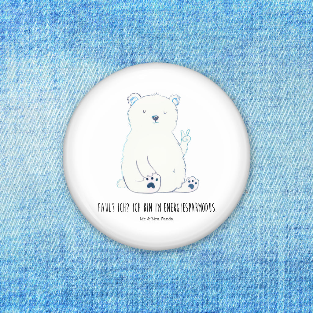 50mm Button Eisbär Faul 50mm Button, Button, Pin, Anstecknadel, Bär, Teddy, Teddybär, Eisbär, Nordpol, Faul, Entspannen, Relaxen, Büro, Arbeit, Bürojob, Arbeitsplatz, Homeoffice