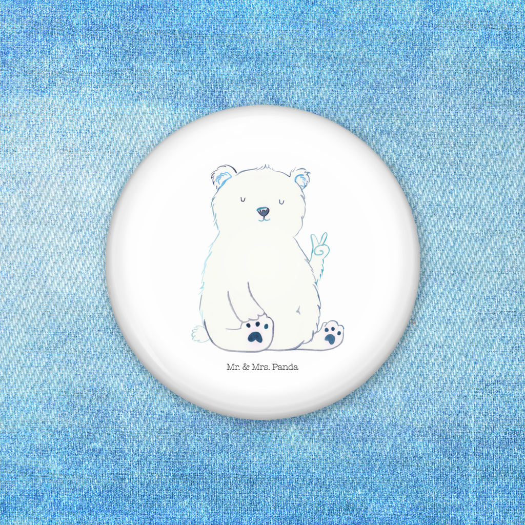 50mm Button Eisbär Faul 50mm Button, Button, Pin, Anstecknadel, Bär, Teddy, Teddybär, Eisbär, Nordpol, Faul, Entspannen, Relaxen, Büro, Arbeit, Bürojob, Arbeitsplatz, Homeoffice