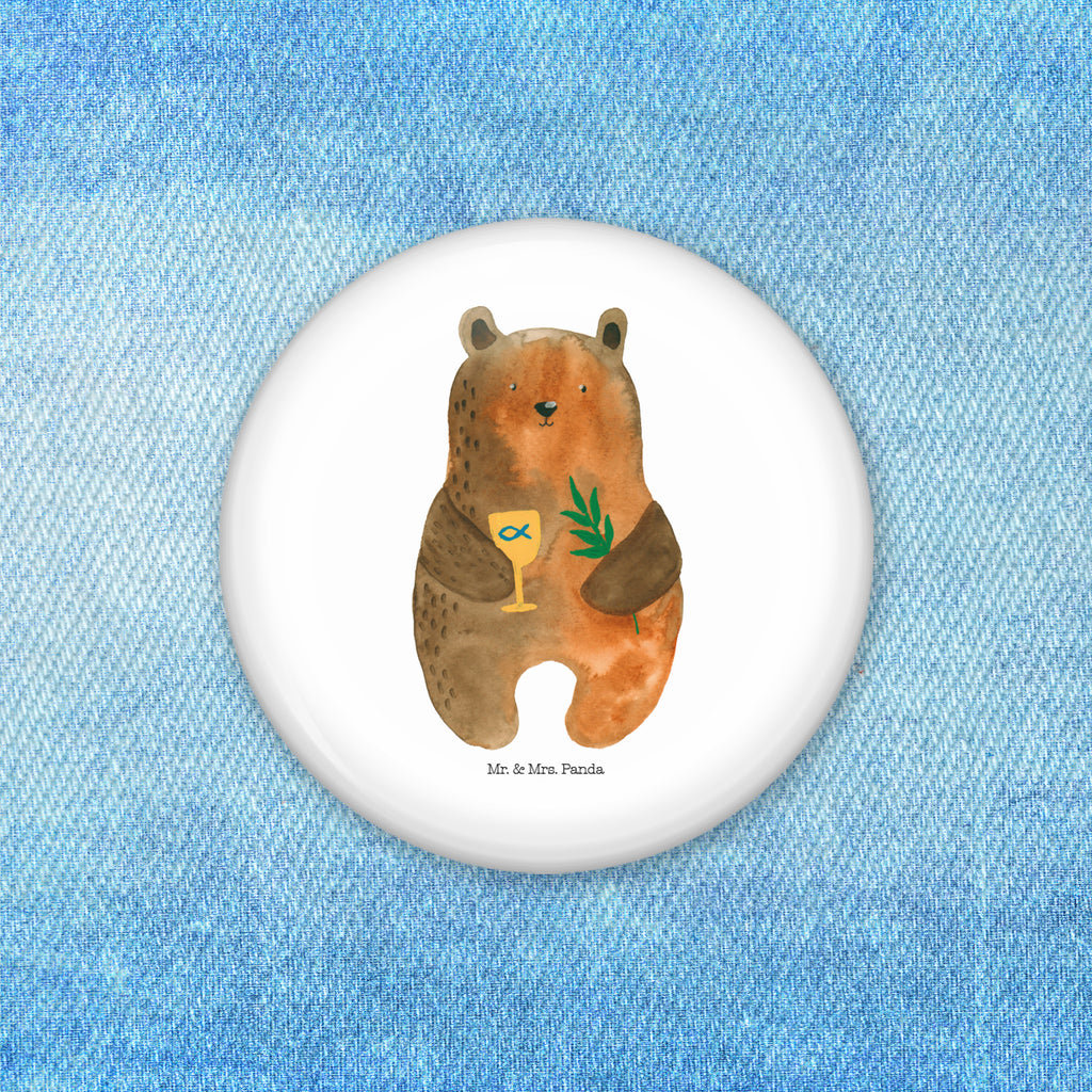 50mm Button Konfirmation-Bär 50mm Button, Button, Pin, Anstecknadel, Bär, Teddy, Teddybär, Konfirmation, Kirche, evangelisch, Gottesdienst