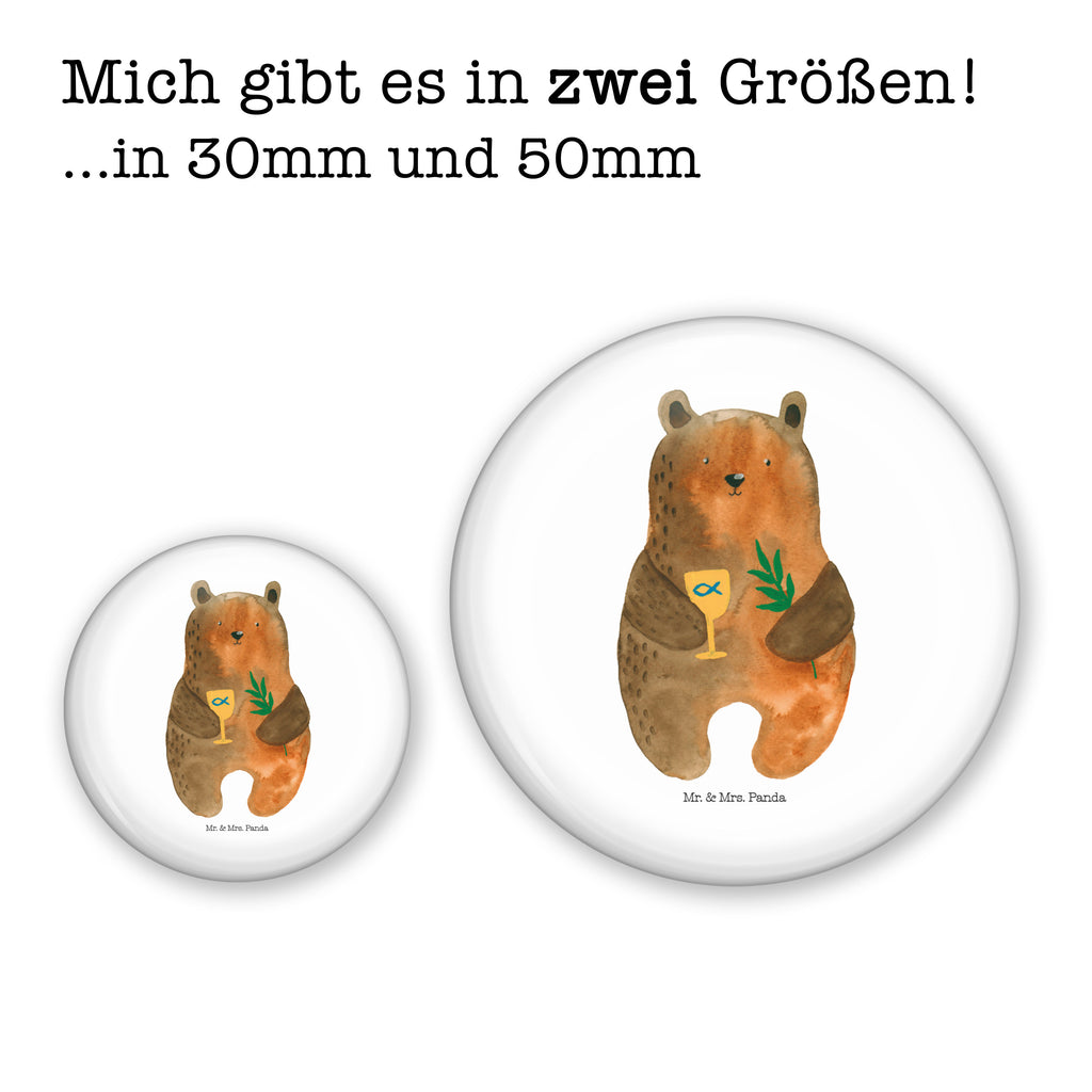 50mm Button Konfirmation-Bär 50mm Button, Button, Pin, Anstecknadel, Bär, Teddy, Teddybär, Konfirmation, Kirche, evangelisch, Gottesdienst