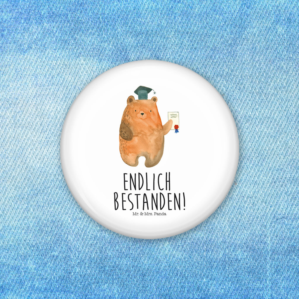 50mm Button Prüfungsbär 50mm Button, Button, Pin, Anstecknadel, Bär, Teddy, Teddybär, Abitur, Prüfungen, Prüfung bestanden, Abschluss, Zeugnis, Abschlusszeugnis