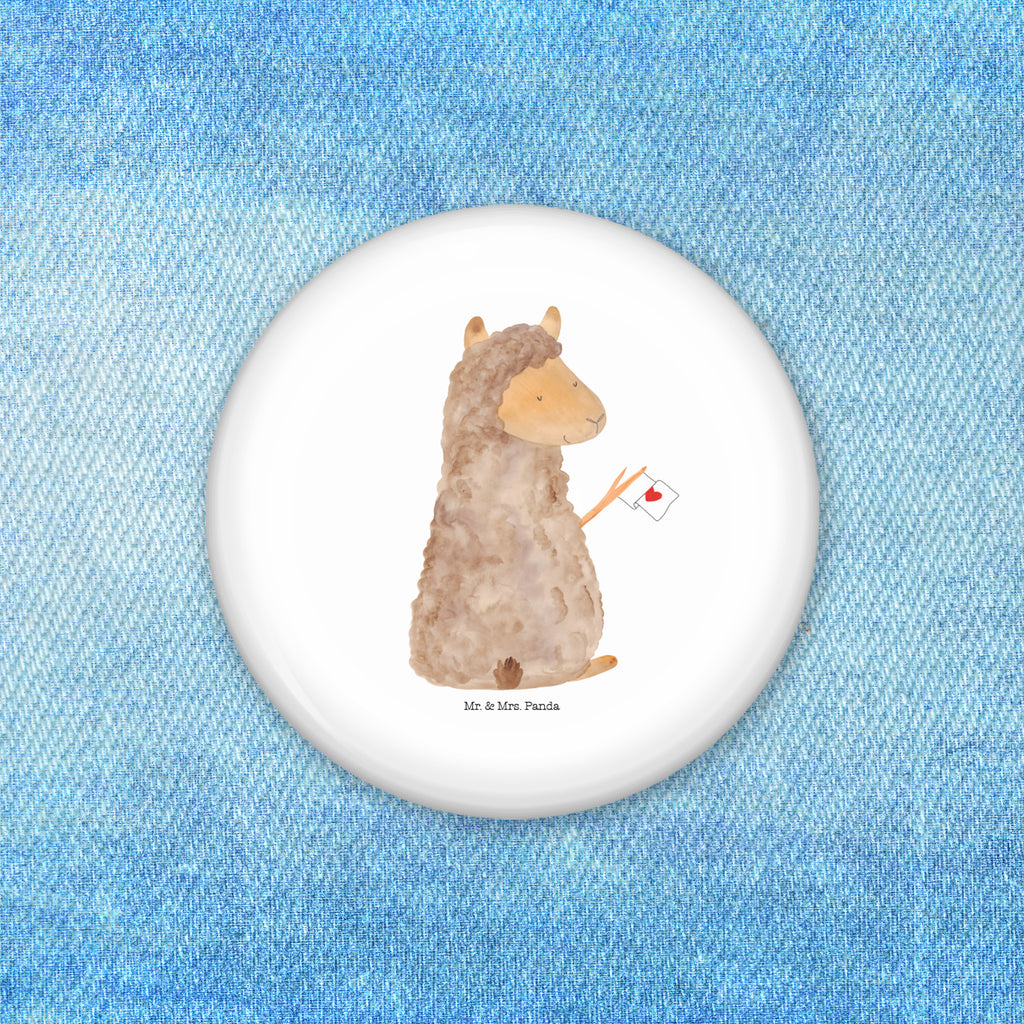 50mm Button Alpaka Fahne 50mm Button, Button, Pin, Anstecknadel, Alpaka, Lama, Alpakas, Lamas, Liebe