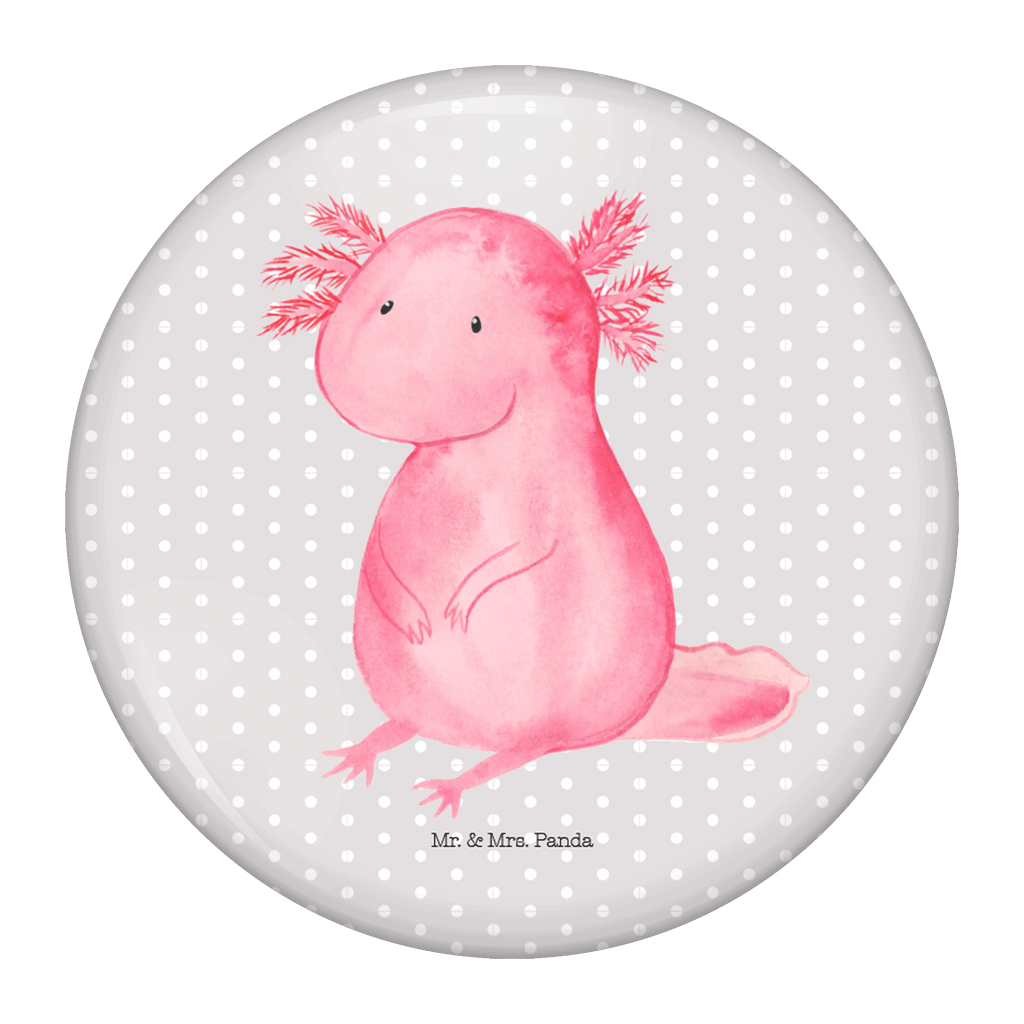 50mm Button Axolotl 50mm Button, Button, Pin, Anstecknadel, Axolotl, Molch, Axolot, vergnügt, fröhlich, zufrieden, Lebensstil, Weisheit, Lebensweisheit, Liebe, Freundin
