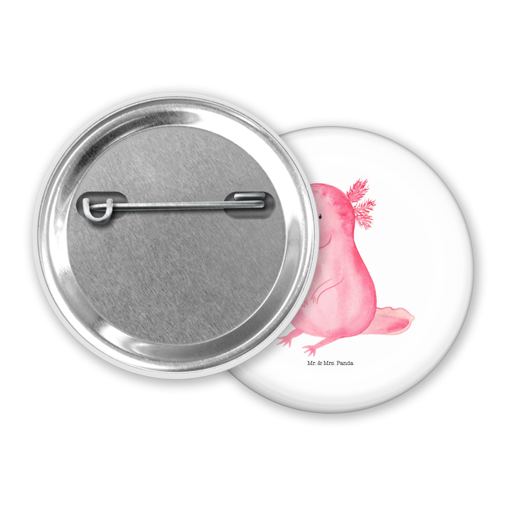50mm Button Axolotl 50mm Button, Button, Pin, Anstecknadel, Axolotl, Molch, Axolot, vergnügt, fröhlich, zufrieden, Lebensstil, Weisheit, Lebensweisheit, Liebe, Freundin