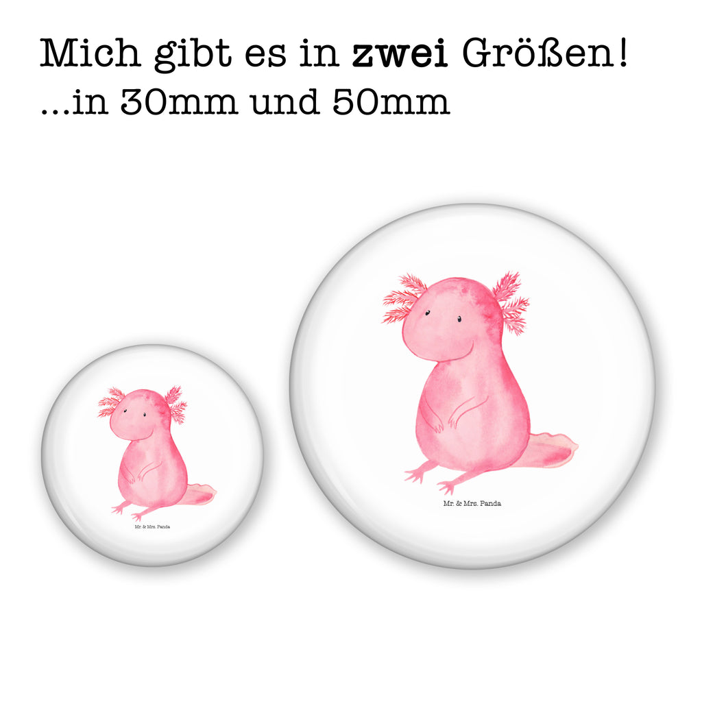 50mm Button Axolotl 50mm Button, Button, Pin, Anstecknadel, Axolotl, Molch, Axolot, vergnügt, fröhlich, zufrieden, Lebensstil, Weisheit, Lebensweisheit, Liebe, Freundin