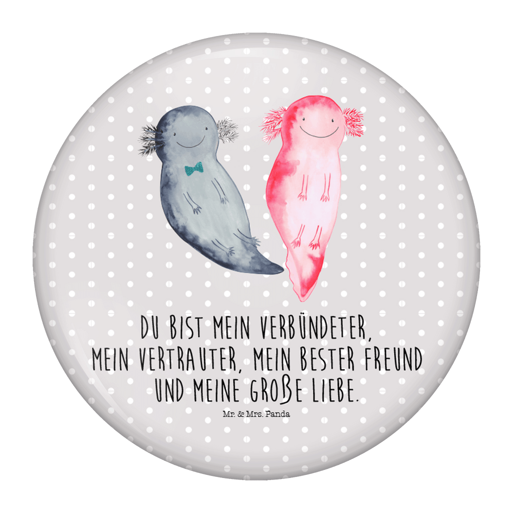 50mm Button Axolotl Axel+Lotte 50mm Button, Button, Pin, Anstecknadel, Axolotl, Molch, Axolot, Schwanzlurch, Lurch, Lurche, Liebe, große Liebe, Liebesbeweis, Freund, Verlobter, Ehemann, Jahrestag, Valentinstag