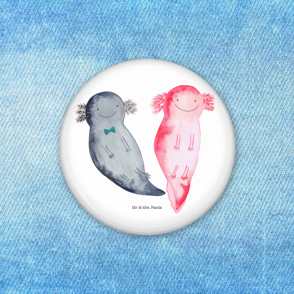 50mm Button Axolotl Axel+Lotte 50mm Button, Button, Pin, Anstecknadel, Axolotl, Molch, Axolot, Schwanzlurch, Lurch, Lurche, Liebe, große Liebe, Liebesbeweis, Freund, Verlobter, Ehemann, Jahrestag, Valentinstag