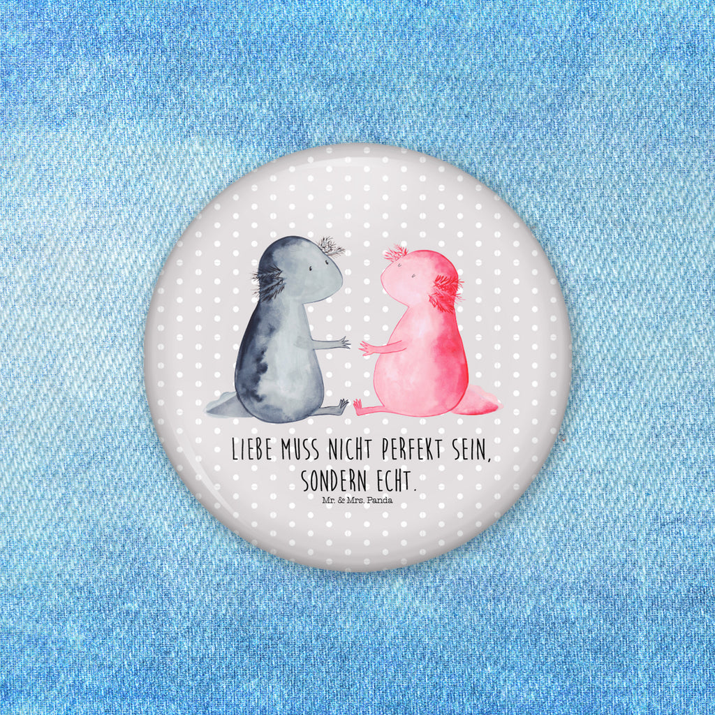 50mm Button Axolotl Liebe 50mm Button, Button, Pin, Anstecknadel, Axolotl, Molch, Axolot, Schwanzlurch, Lurch, Lurche, Liebe, große Liebe, Liebesbeweis, Freund, Verlobter, Ehemann, Jahrestag, Valentinstag