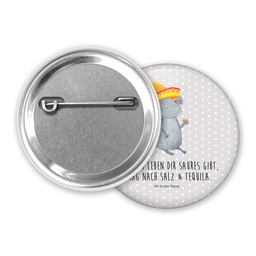 50mm Button Axolotl Tequila 50mm Button, Button, Pin, Anstecknadel, Axolotl, Molch, Mexico, Mexiko, Sombrero, Zitrone, Tequila, Motivation, Spruch, Schwanzlurch, Lurch, Lurche, Axolot, Feuerdrache, Feuersalamander