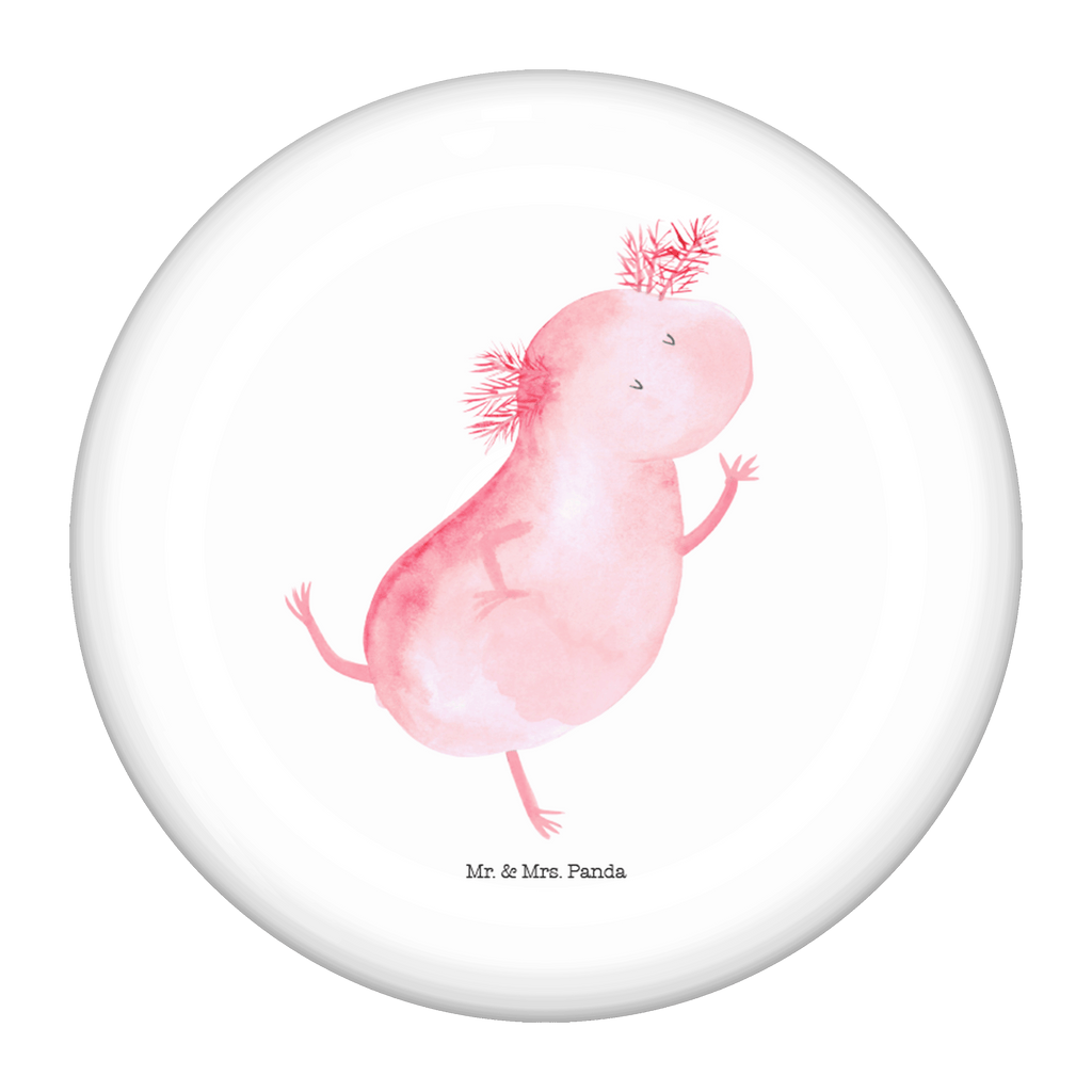 50mm Button Axolotl tanzt 50mm Button, Button, Pin, Anstecknadel, Axolotl, Molch, Axolot, Schwanzlurch, Lurch, Lurche, Dachschaden, Sterne, verrückt, Freundin, beste Freundin
