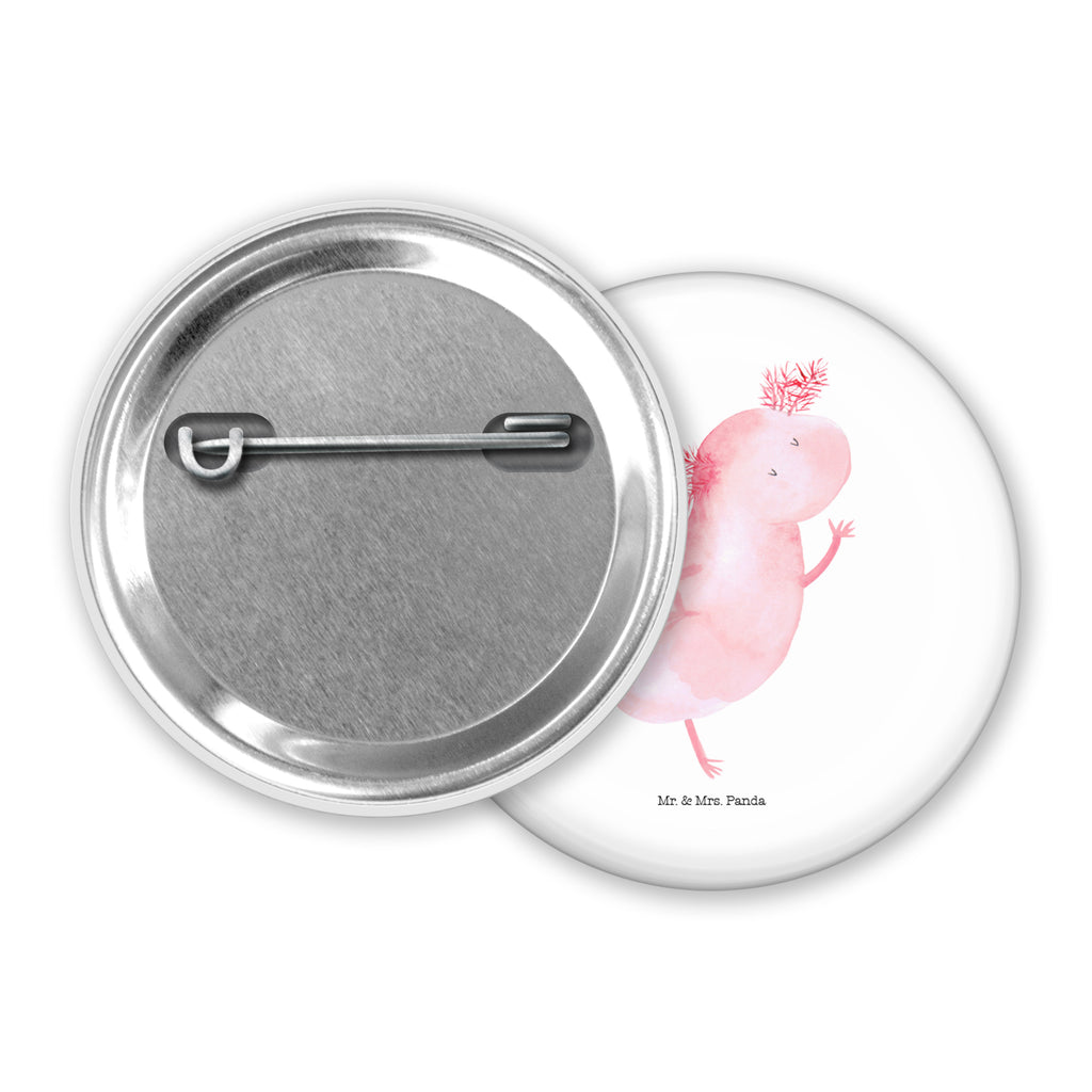 50mm Button Axolotl tanzt 50mm Button, Button, Pin, Anstecknadel, Axolotl, Molch, Axolot, Schwanzlurch, Lurch, Lurche, Dachschaden, Sterne, verrückt, Freundin, beste Freundin