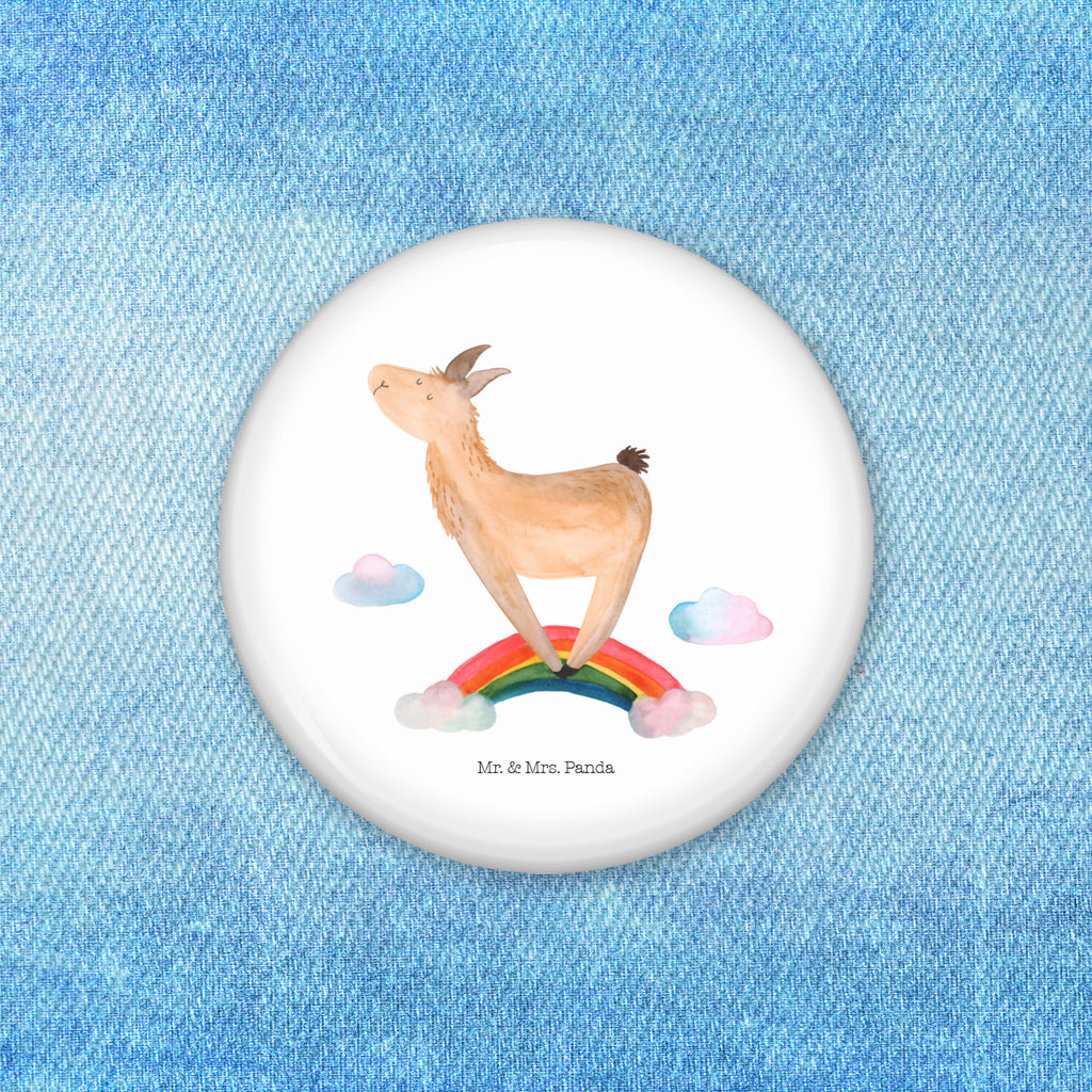 50mm Button Lama Regenbogen 50mm Button, Button, Pin, Anstecknadel, Lama, Alpaka, Lamas, Regenbogen, Haters gonna hate, Haters, Selbstständig, Außenseiter, Schule, Abi, Hobby, Wolkenland, Freiheit