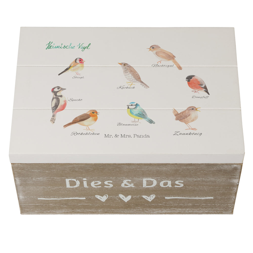 Holzkiste Heimische Vögel Vögel, Heimische Vögel Holzkiste, Kiste, Schatzkiste, Truhe, Schatulle, XXL,  Erinnerungsbox, Erinnerungskiste, Dekokiste, Aufbewahrungsbox  Blumen Deko, Frühlings Deko, Sommer Deko, Dekoration, positive Botschaft, Naturliebhaber, Outdoor, Natur, Abenteuer