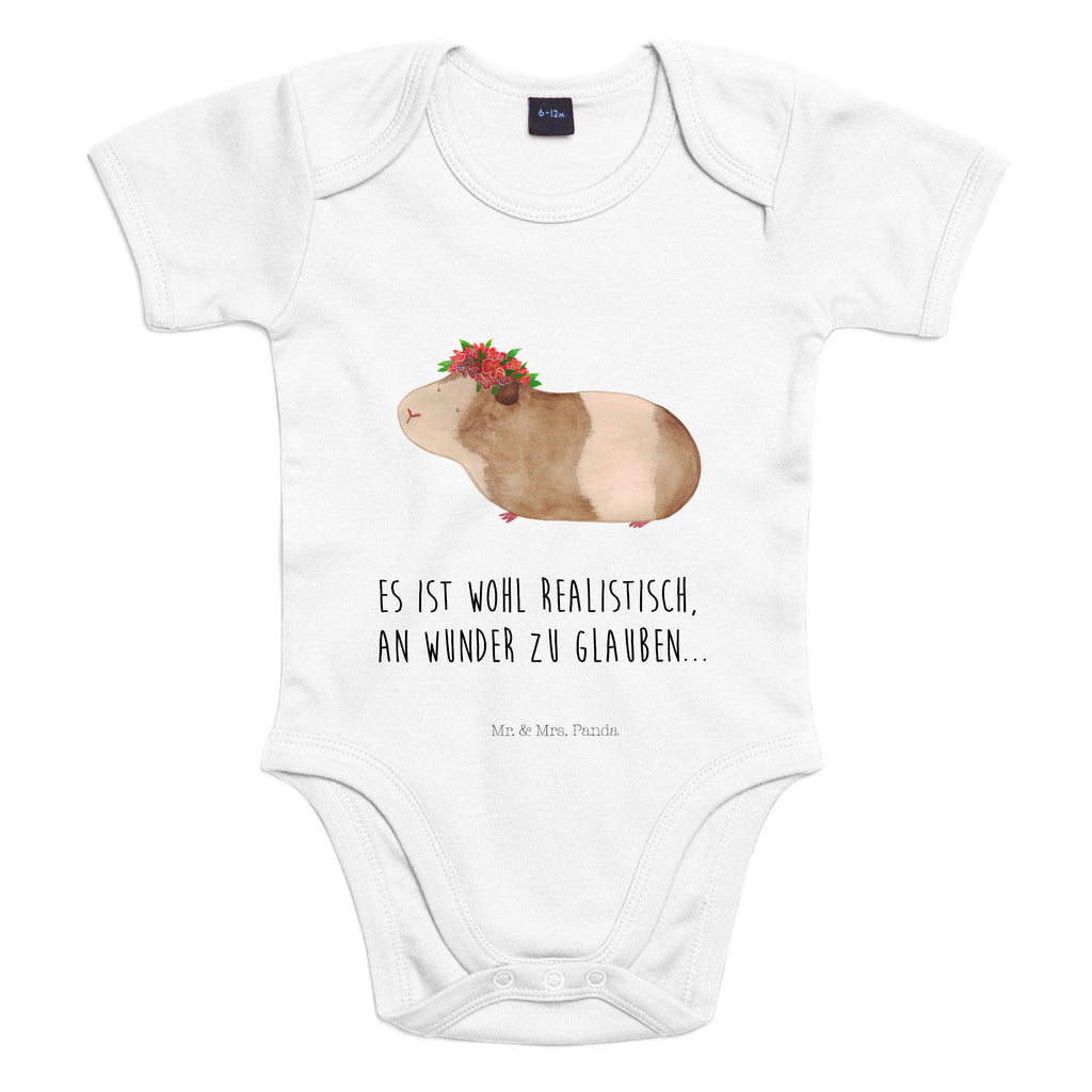 Organic Baby Body Meerschweinchen weise Babykleidung, Babystrampler, Strampler, Wickelbody, Baby Erstausstattung, Junge, Mädchen, Tiermotive, Gute Laune, lustige Sprüche, Tiere, Meerschweinchen, Meerie, Meeries, Wunder, Blumenkind, Realität, Spruch, Weisheit, Motivation, Wunderland