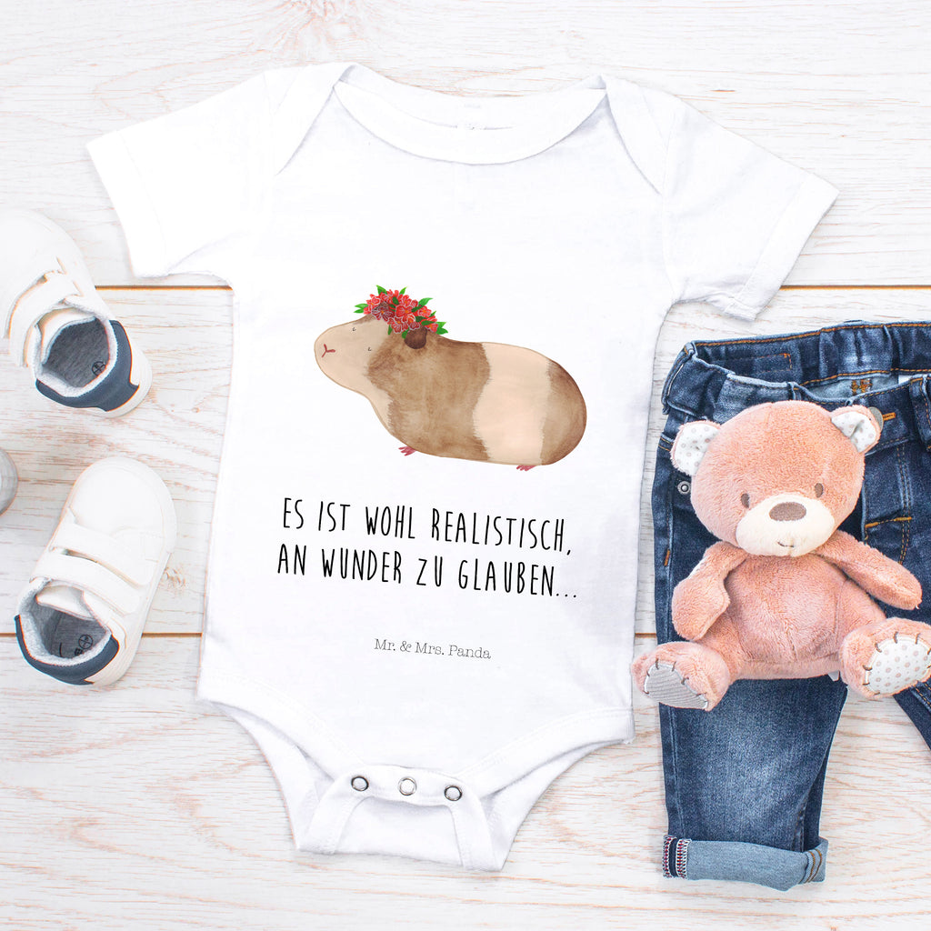 Organic Baby Body Meerschweinchen weise Babykleidung, Babystrampler, Strampler, Wickelbody, Baby Erstausstattung, Junge, Mädchen, Tiermotive, Gute Laune, lustige Sprüche, Tiere, Meerschweinchen, Meerie, Meeries, Wunder, Blumenkind, Realität, Spruch, Weisheit, Motivation, Wunderland