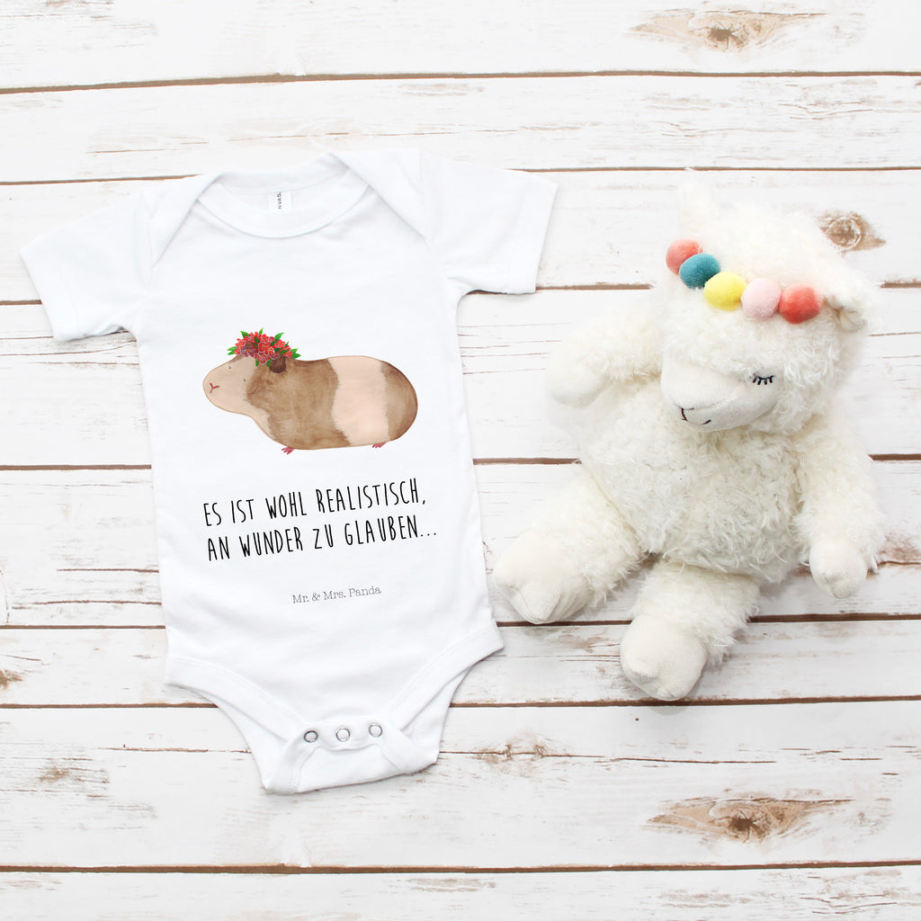 Organic Baby Body Meerschweinchen weise Babykleidung, Babystrampler, Strampler, Wickelbody, Baby Erstausstattung, Junge, Mädchen, Tiermotive, Gute Laune, lustige Sprüche, Tiere, Meerschweinchen, Meerie, Meeries, Wunder, Blumenkind, Realität, Spruch, Weisheit, Motivation, Wunderland