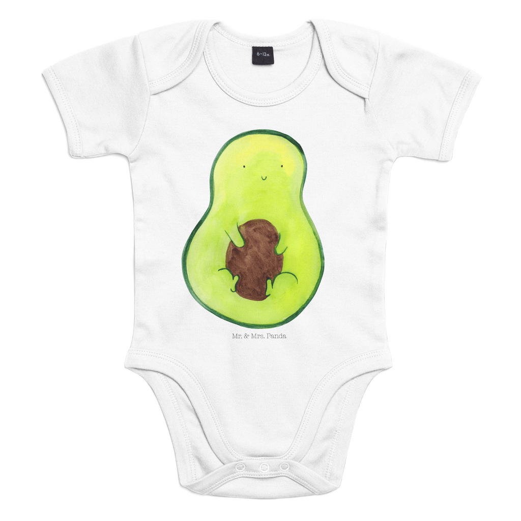 Organic Baby Body Avocado mit Kern Babykleidung, Babystrampler, Strampler, Wickelbody, Baby Erstausstattung, Junge, Mädchen, Avocado, Veggie, Vegan, Gesund, Avokado, Avocadokern, Kern, Pflanze, Spruch Leben