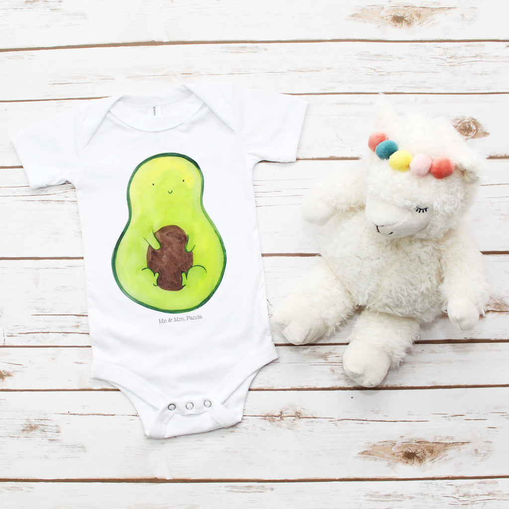 Organic Baby Body Avocado mit Kern Babykleidung, Babystrampler, Strampler, Wickelbody, Baby Erstausstattung, Junge, Mädchen, Avocado, Veggie, Vegan, Gesund, Avokado, Avocadokern, Kern, Pflanze, Spruch Leben