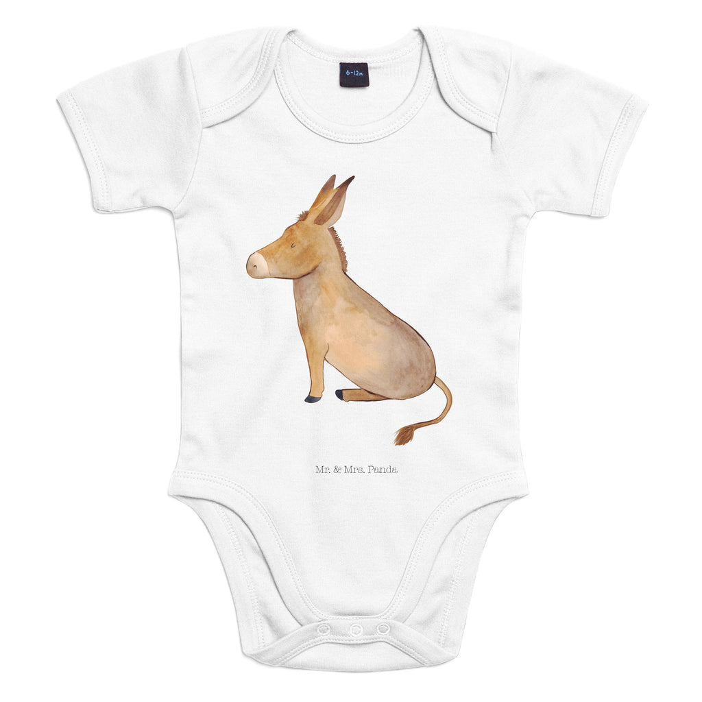 Organic Baby Body Esel Babykleidung, Babystrampler, Strampler, Wickelbody, Baby Erstausstattung, Junge, Mädchen, Tiermotive, Gute Laune, lustige Sprüche, Tiere, Esel, Weisheit, Lebensmut, Lebensglück, Ziel, Lebensziel, Mut, erfolg, tapferkeit, positive gedanken, zuversicht