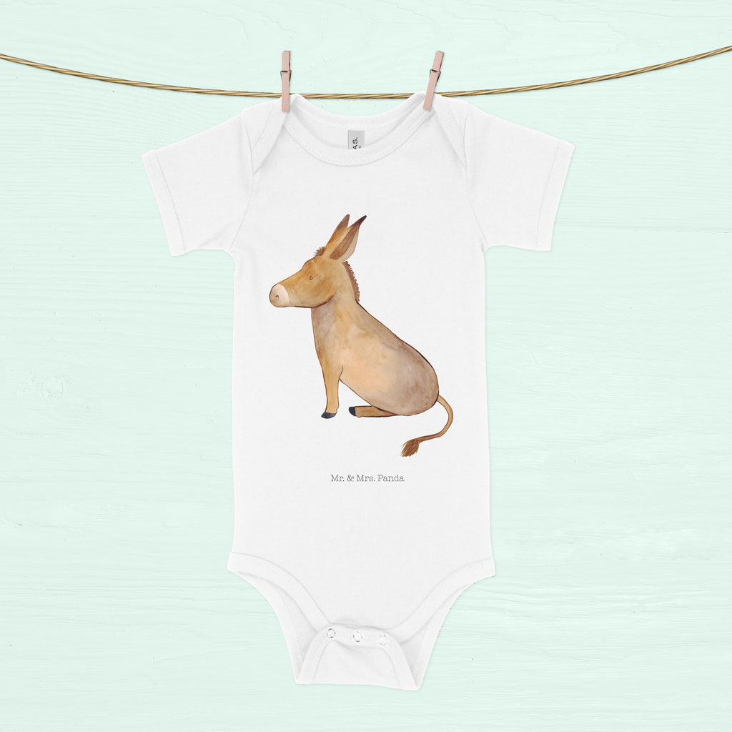 Organic Baby Body Esel Babykleidung, Babystrampler, Strampler, Wickelbody, Baby Erstausstattung, Junge, Mädchen, Tiermotive, Gute Laune, lustige Sprüche, Tiere, Esel, Weisheit, Lebensmut, Lebensglück, Ziel, Lebensziel, Mut, erfolg, tapferkeit, positive gedanken, zuversicht