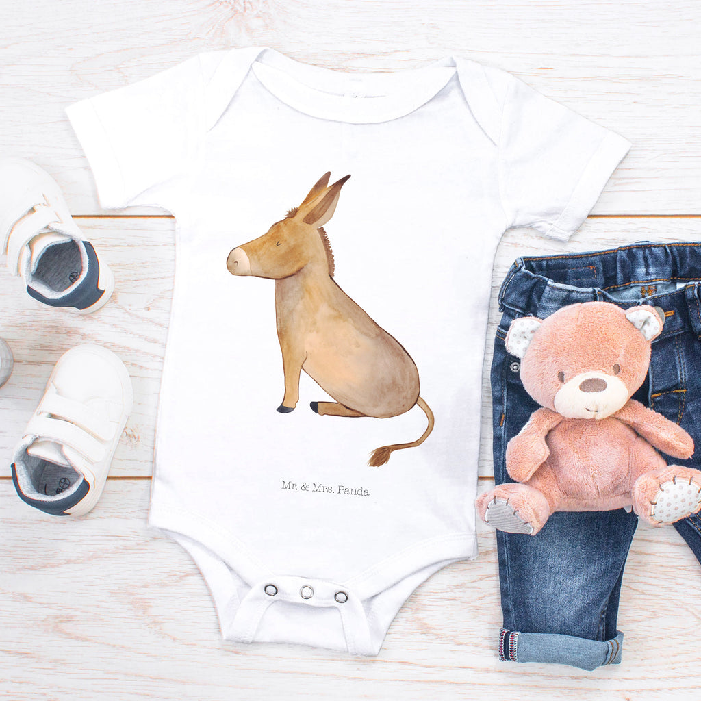 Organic Baby Body Esel Babykleidung, Babystrampler, Strampler, Wickelbody, Baby Erstausstattung, Junge, Mädchen, Tiermotive, Gute Laune, lustige Sprüche, Tiere, Esel, Weisheit, Lebensmut, Lebensglück, Ziel, Lebensziel, Mut, erfolg, tapferkeit, positive gedanken, zuversicht