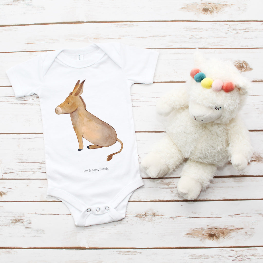 Organic Baby Body Esel Babykleidung, Babystrampler, Strampler, Wickelbody, Baby Erstausstattung, Junge, Mädchen, Tiermotive, Gute Laune, lustige Sprüche, Tiere, Esel, Weisheit, Lebensmut, Lebensglück, Ziel, Lebensziel, Mut, erfolg, tapferkeit, positive gedanken, zuversicht