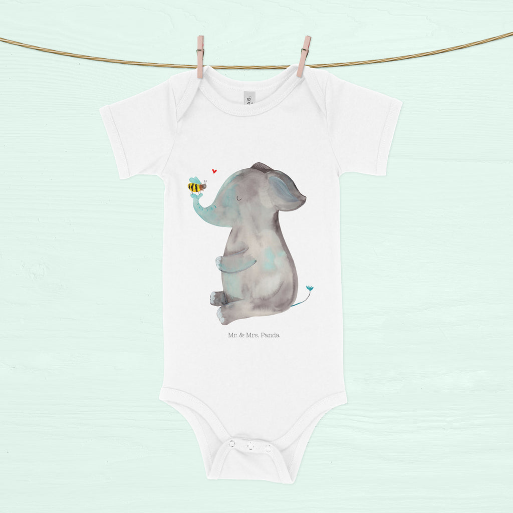 Organic Baby Body Elefant & Biene Babykleidung, Babystrampler, Strampler, Wickelbody, Baby Erstausstattung, Junge, Mädchen, Tiermotive, Gute Laune, lustige Sprüche, Tiere, Elefant, Biene, Liebe, Liebesbeweis, Jahrestag, Liebesgeschenk, Heiratsantrag, Hochzeitsgeschenk, Liebesspruch