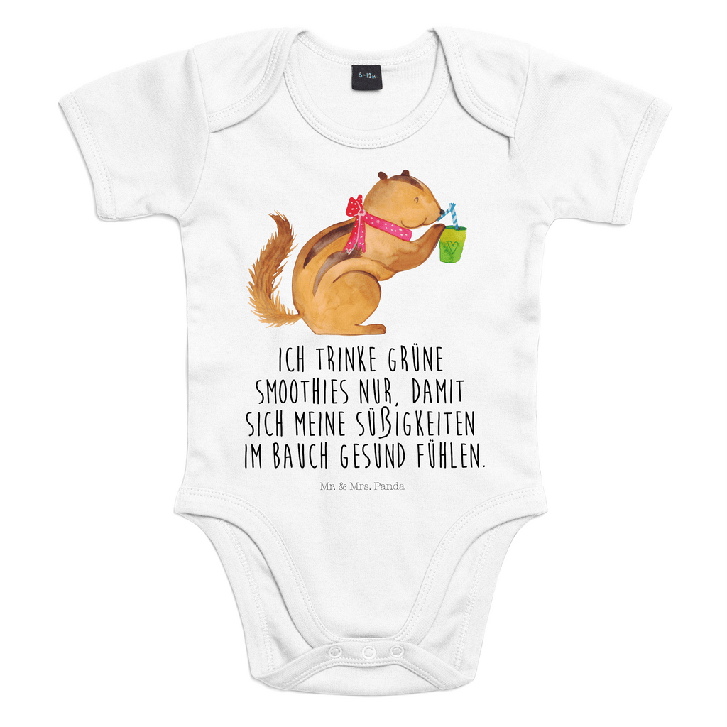 Organic Baby Body Eichhörnchen Smoothie Babykleidung, Babystrampler, Strampler, Wickelbody, Baby Erstausstattung, Junge, Mädchen, Tiermotive, Gute Laune, lustige Sprüche, Tiere, Green Smoothies, Diät, Abnehmen, Streifenhörnchen, Eichhörnchen