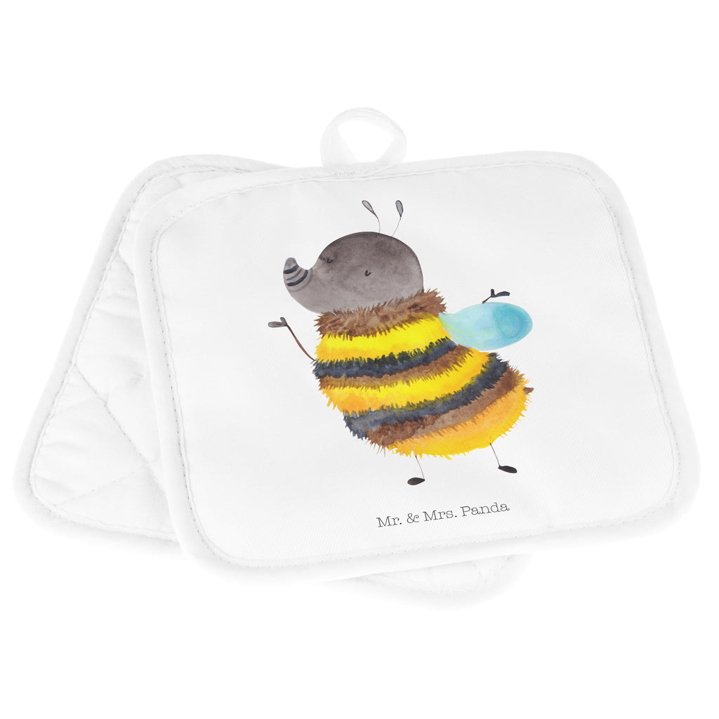 2er Set Topflappen  Hummel flauschig Topflappen, Topfuntersetzer, Ofenhandschuh, Topflappen Set, Topflappen lustig, Topflappen mit Spruch, Tiermotive, Gute Laune, lustige Sprüche, Tiere, Hummel, Flauschig, Biene, Blume, Natur