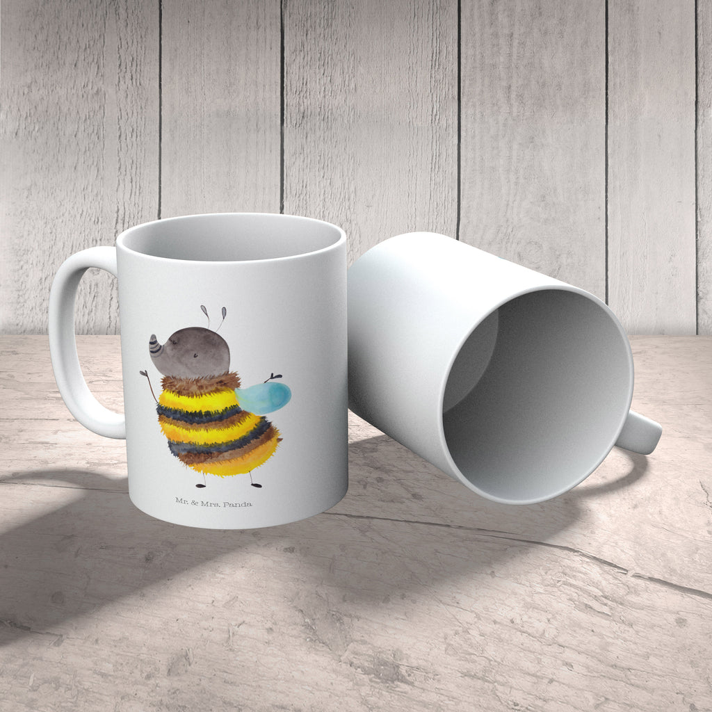 Tasse Hummel flauschig Hummel, Flauschig, Biene, Blume, Natur Becher, Kaffeetasse, Kaffeebecher, Tee, Frühstück, Büro  süße Tiermotive, gute Laune, lustige Sprüche, Tiere