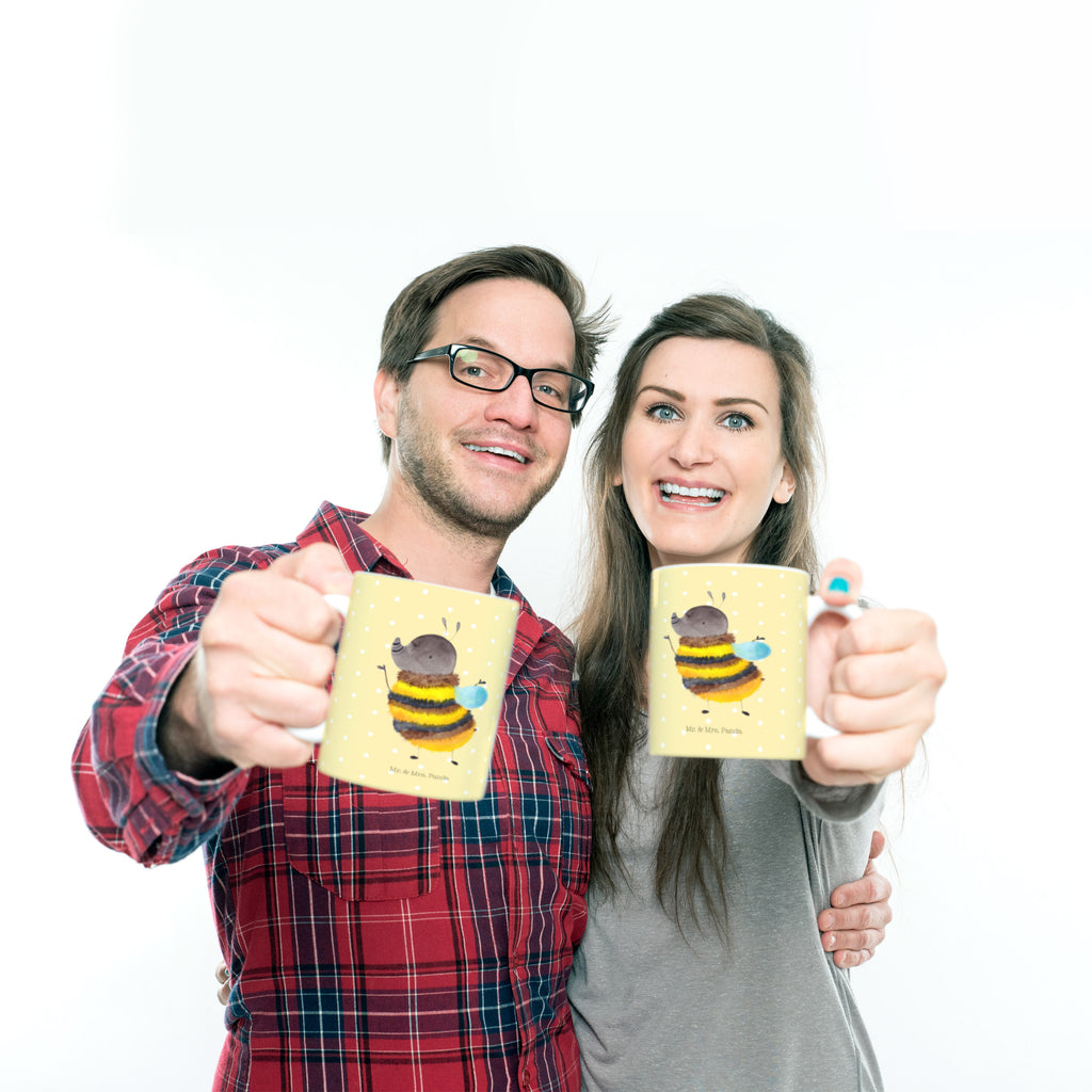 Tasse Hummel flauschig Hummel, Flauschig, Biene, Blume, Natur Becher, Kaffeetasse, Kaffeebecher, Tee, Frühstück, Büro  süße Tiermotive, gute Laune, lustige Sprüche, Tiere