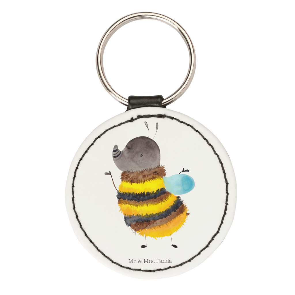 Rund Schlüsselanhänger Hummel flauschig Schlüsselanhänger, Anhänger, Taschenanhänger, Glücksbringer, Schutzengel, Tiermotive, Gute Laune, lustige Sprüche, Tiere, Hummel, Flauschig, Biene, Blume, Natur