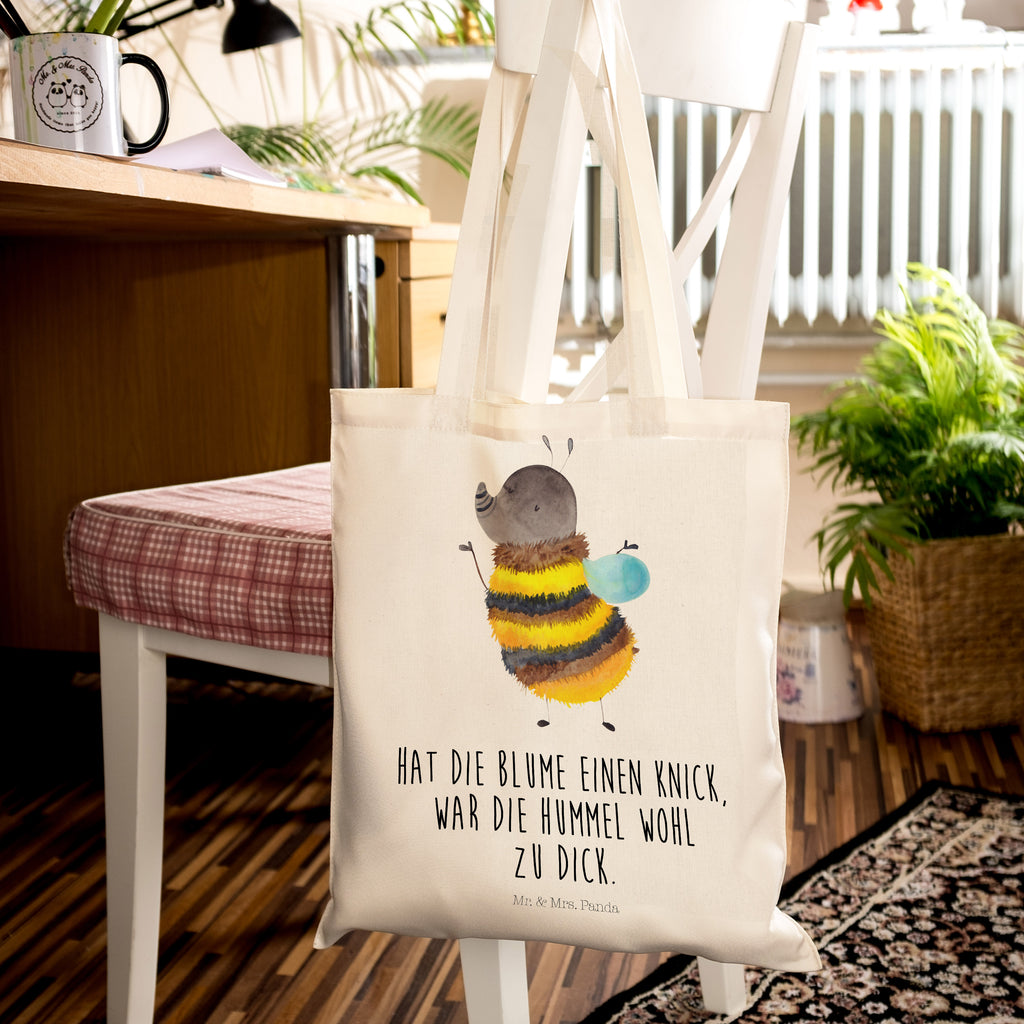 Tragetasche Hummel flauschig Beuteltasche, Beutel, Einkaufstasche, Jutebeutel, Stoffbeutel, Tiermotive, Gute Laune, lustige Sprüche, Tiere, Hummel, Flauschig, Biene, Blume, Natur