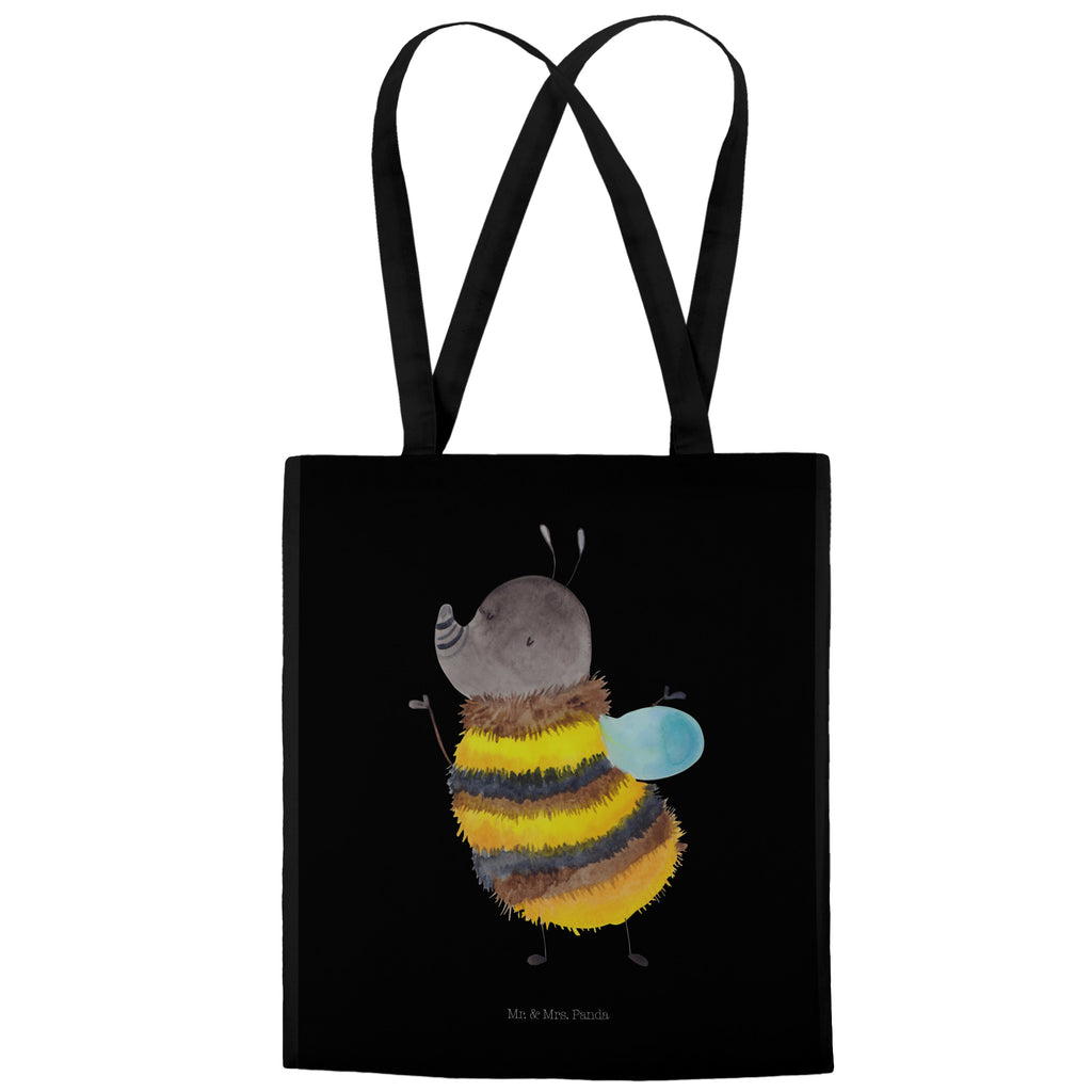 Tragetasche Hummel flauschig Beuteltasche, Beutel, Einkaufstasche, Jutebeutel, Stoffbeutel, Tiermotive, Gute Laune, lustige Sprüche, Tiere, Hummel, Flauschig, Biene, Blume, Natur