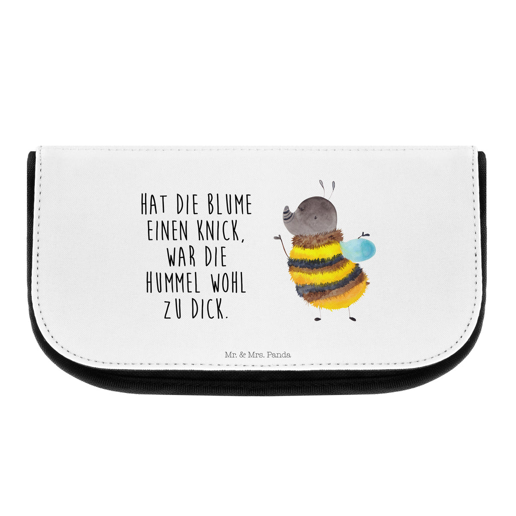 Kosmetiktasche Hummel flauschig Kosmetikbeutel, Kulturtasche, Kulturbeutel, Schminktasche, Make-Up Tasche, Tiermotive, Gute Laune, lustige Sprüche, Tiere, Hummel, Flauschig, Biene, Blume, Natur