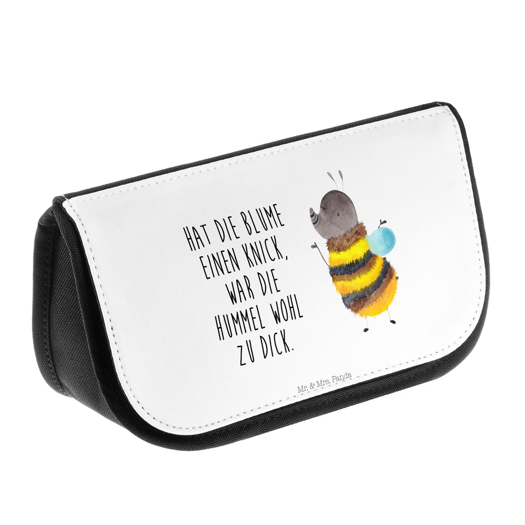 Kosmetiktasche Hummel flauschig Kosmetikbeutel, Kulturtasche, Kulturbeutel, Schminktasche, Make-Up Tasche, Tiermotive, Gute Laune, lustige Sprüche, Tiere, Hummel, Flauschig, Biene, Blume, Natur