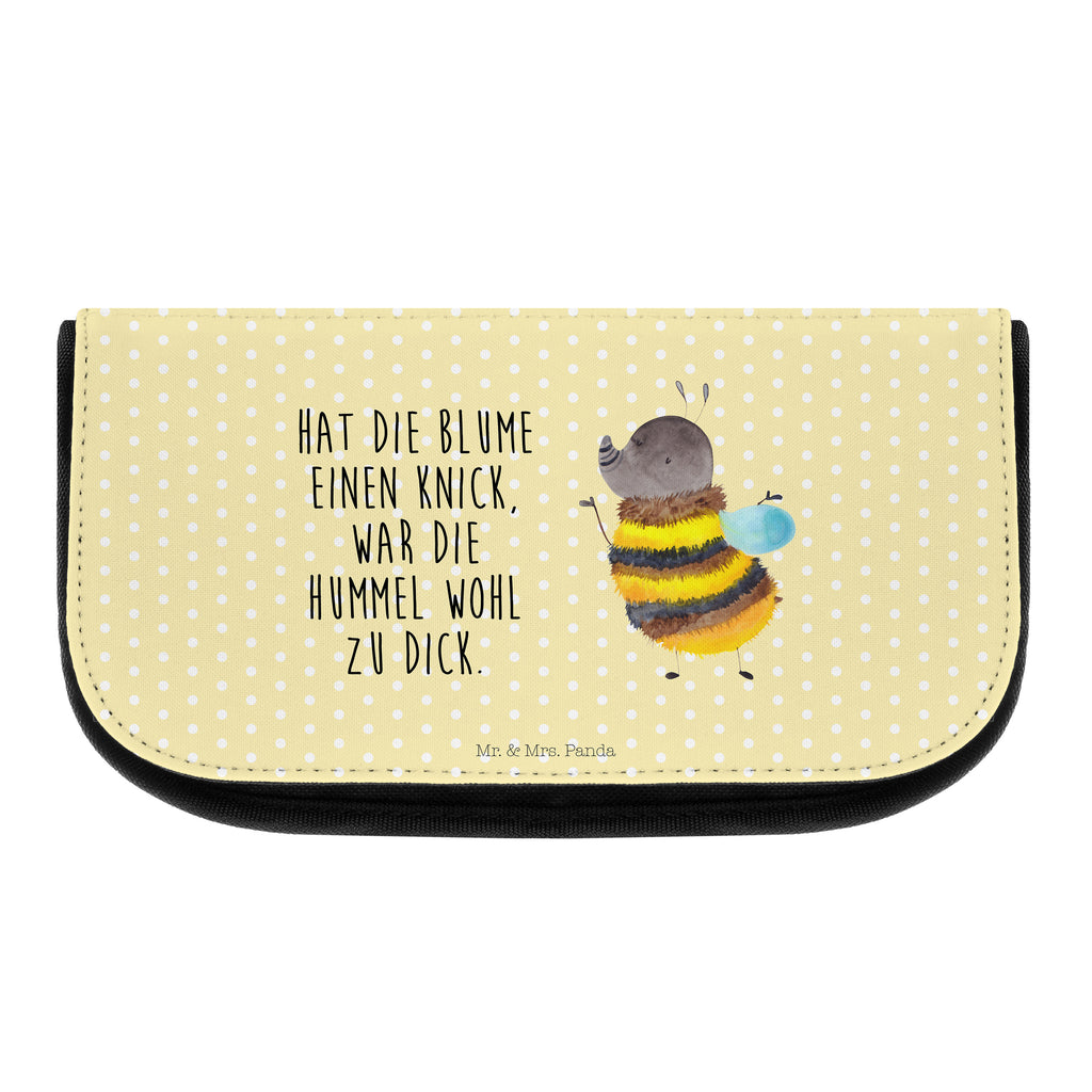 Kosmetiktasche Hummel flauschig Kosmetikbeutel, Kulturtasche, Kulturbeutel, Schminktasche, Make-Up Tasche, Tiermotive, Gute Laune, lustige Sprüche, Tiere, Hummel, Flauschig, Biene, Blume, Natur