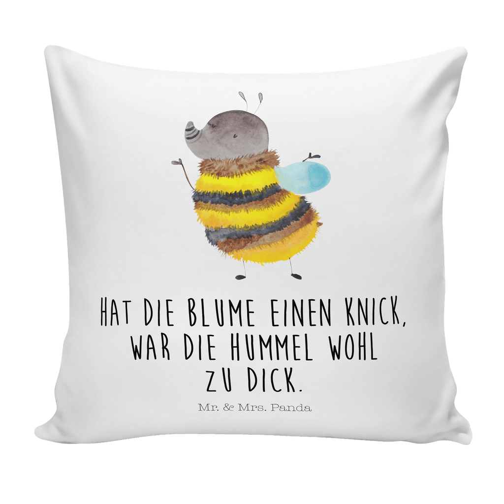 40x40 Kissen Hummel flauschig Kissenhülle, Kopfkissen, Sofakissen, Dekokissen, Motivkissen, Tiermotive, Gute Laune, lustige Sprüche, Tiere, Hummel, Flauschig, Biene, Blume, Natur
