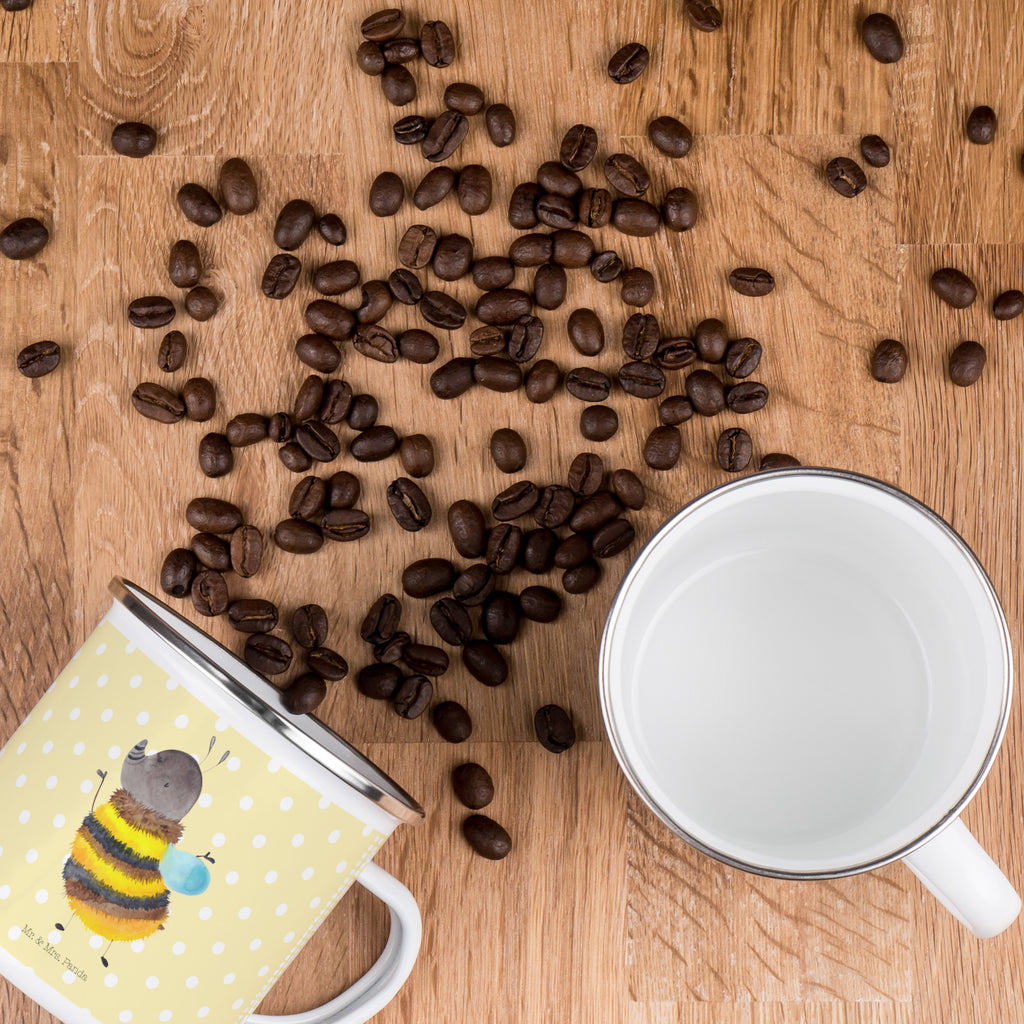 Camping Emaille Tasse Hummel flauschig Campingtasse, Trinkbecher, Metalltasse, Outdoor Tasse, Emaille Trinkbecher, Blechtasse Outdoor, Emaille Campingbecher, Edelstahl Trinkbecher, Metalltasse für Camping, Kaffee Blechtasse, Camping Tasse Metall, Tiermotive, Gute Laune, lustige Sprüche, Tiere, Hummel, Flauschig, Biene, Blume, Natur