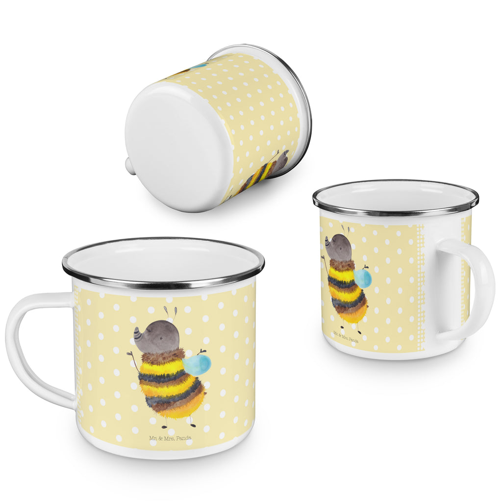 Camping Emaille Tasse Hummel flauschig Campingtasse, Trinkbecher, Metalltasse, Outdoor Tasse, Emaille Trinkbecher, Blechtasse Outdoor, Emaille Campingbecher, Edelstahl Trinkbecher, Metalltasse für Camping, Kaffee Blechtasse, Camping Tasse Metall, Tiermotive, Gute Laune, lustige Sprüche, Tiere, Hummel, Flauschig, Biene, Blume, Natur