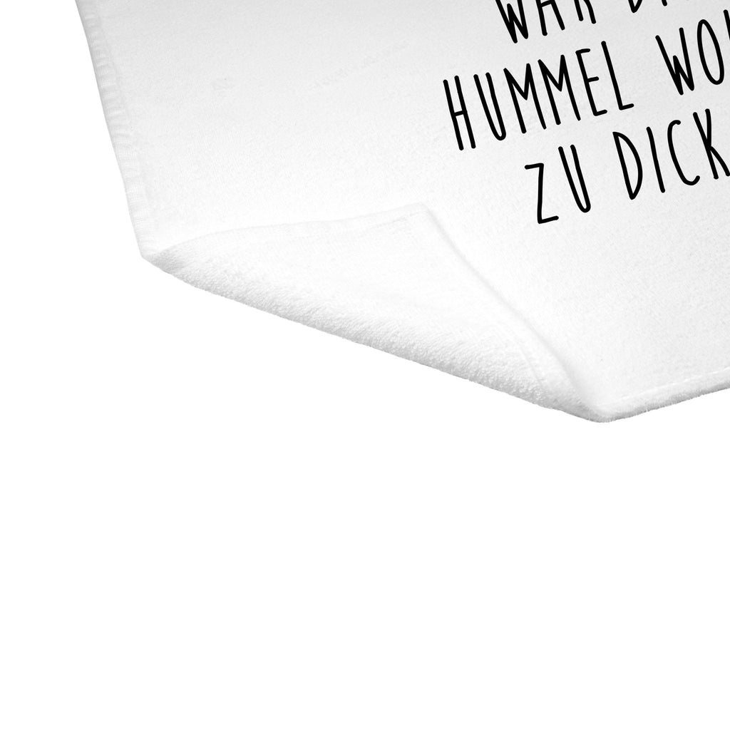 Gäste Handtuch Hummel flauschig Gästetuch, Reisehandtuch, Sport Handtuch, Frottier, Kinder Handtuch, Tiermotive, Gute Laune, lustige Sprüche, Tiere, Hummel, Flauschig, Biene, Blume, Natur
