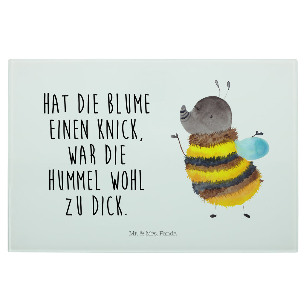 Medium Glas Schneidbrett Hummel flauschig Glasschneidebrett, Schneidebrett, Tiermotive, Gute Laune, lustige Sprüche, Tiere, Hummel, Flauschig, Biene, Blume, Natur