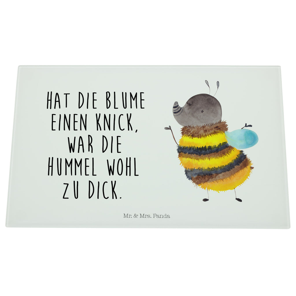 Medium Glas Schneidbrett Hummel flauschig Glasschneidebrett, Schneidebrett, Tiermotive, Gute Laune, lustige Sprüche, Tiere, Hummel, Flauschig, Biene, Blume, Natur