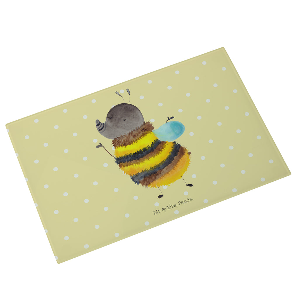 Medium Glas Schneidbrett Hummel flauschig Glasschneidebrett, Schneidebrett, Tiermotive, Gute Laune, lustige Sprüche, Tiere, Hummel, Flauschig, Biene, Blume, Natur