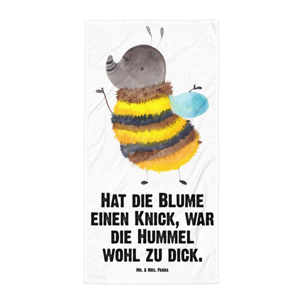 XL Badehandtuch Hummel flauschig Handtuch, Badetuch, Duschtuch, Strandtuch, Saunatuch, Tiermotive, Gute Laune, lustige Sprüche, Tiere, Hummel, Flauschig, Biene, Blume, Natur